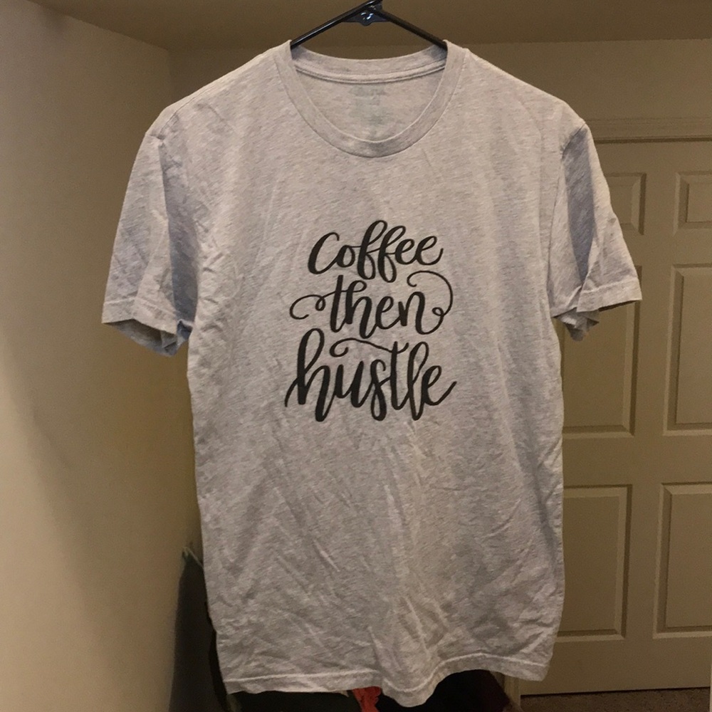 Coffee then hustle graphic tee